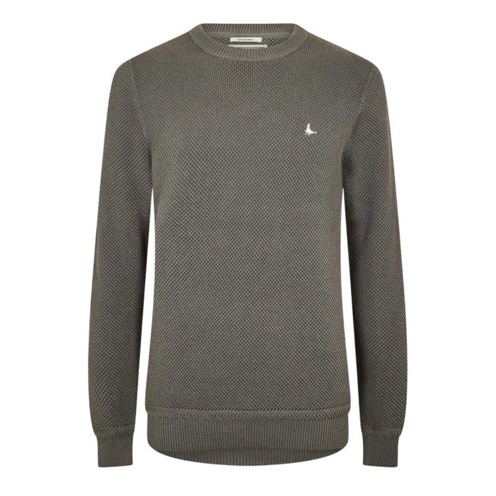 Jack Wills Mens Linus Seed Stitched Sweater / Slate